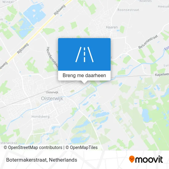 Botermakerstraat kaart