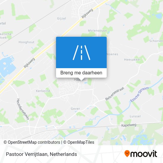 Pastoor Verrijtlaan kaart