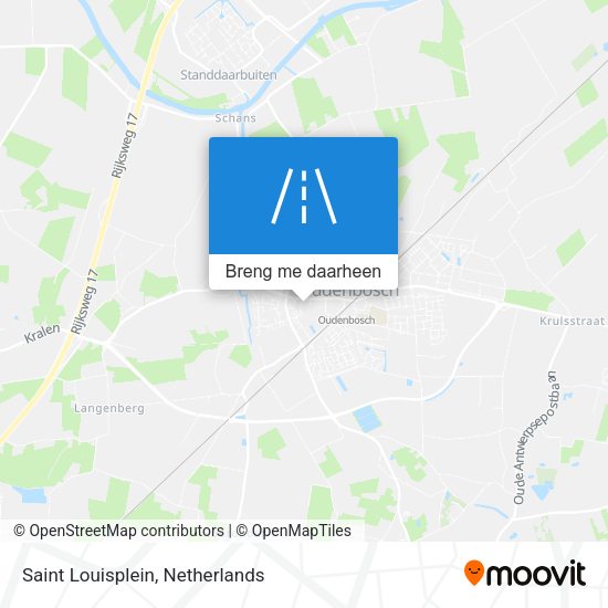 Saint Louisplein kaart