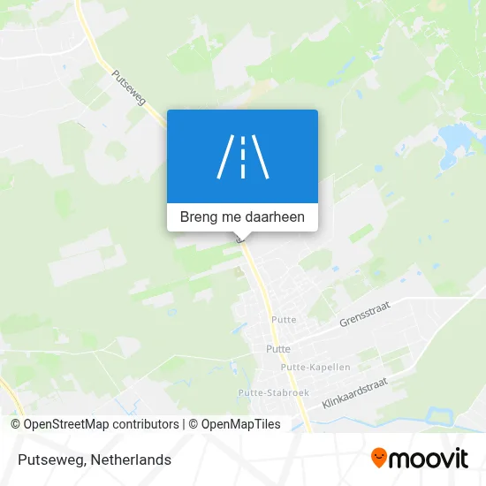 Putseweg kaart