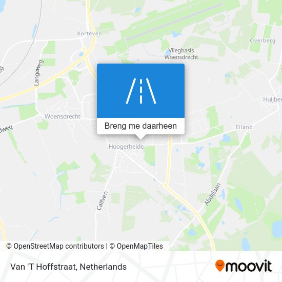 Van 'T Hoffstraat kaart