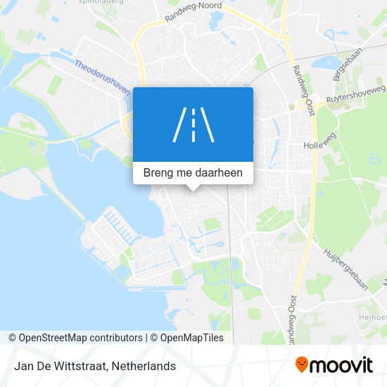 Jan De Wittstraat kaart