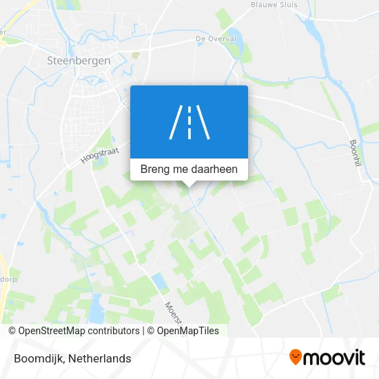 Boomdijk kaart