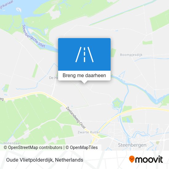 Oude Vlietpolderdijk kaart