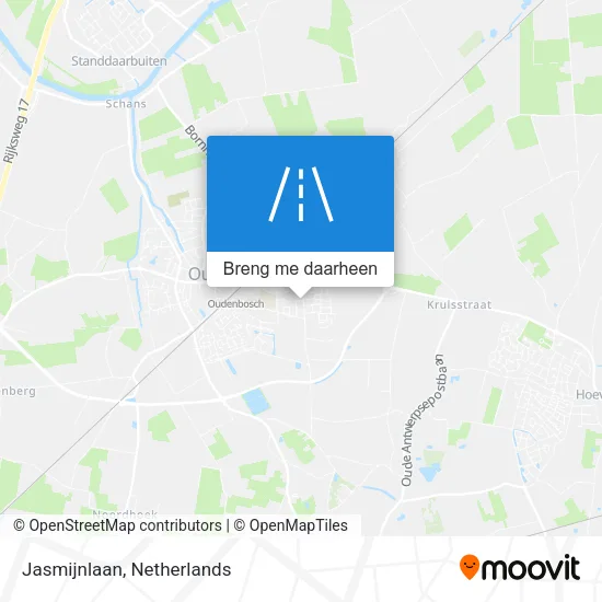 Jasmijnlaan kaart