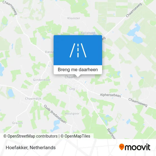 Hoefakker kaart