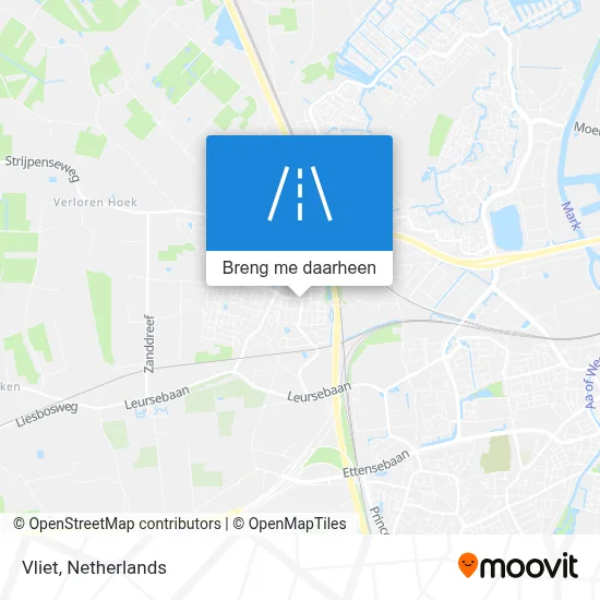 Vliet kaart
