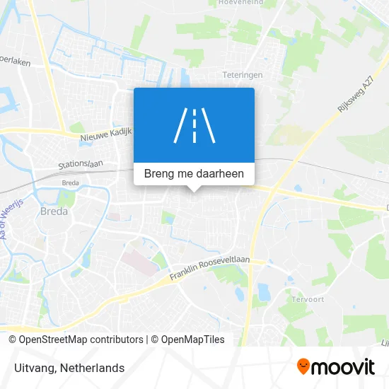 Uitvang kaart