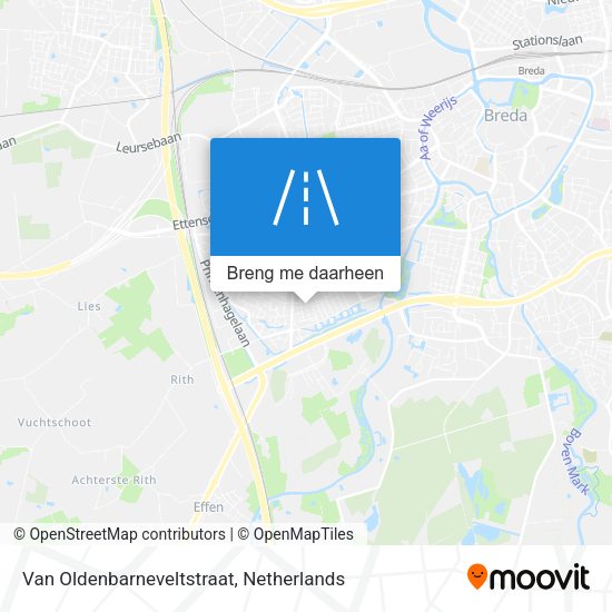 Van Oldenbarneveltstraat kaart