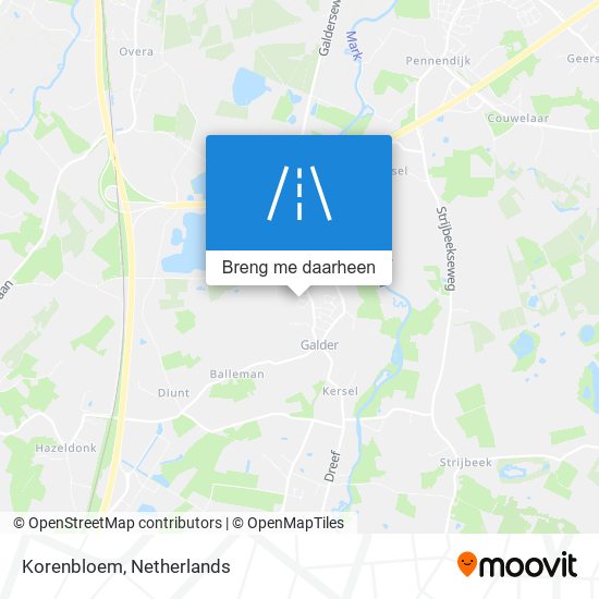 Korenbloem kaart