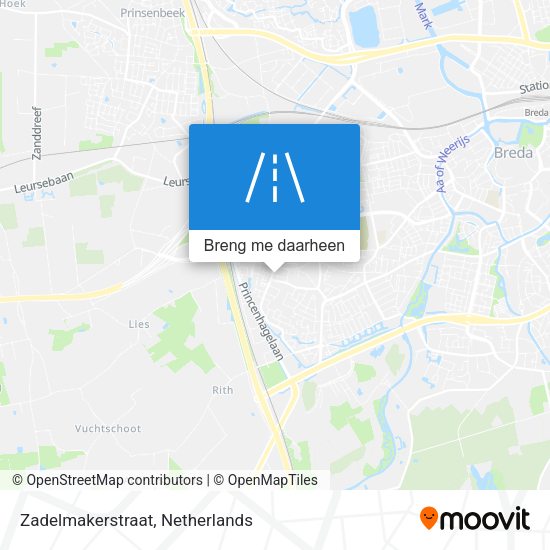 Zadelmakerstraat kaart