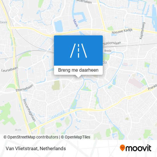 Van Vlietstraat kaart