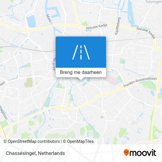 Chassésingel kaart