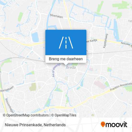 Nieuwe Prinsenkade kaart