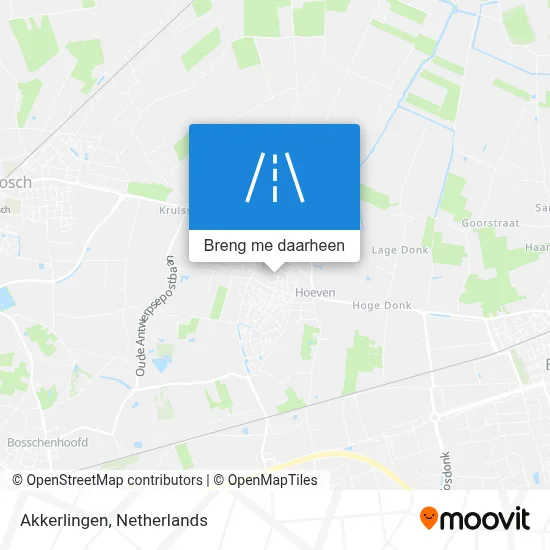 Akkerlingen kaart