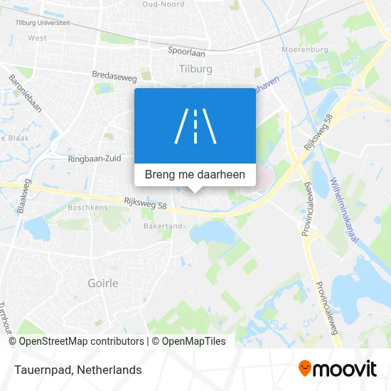 Tauernpad kaart