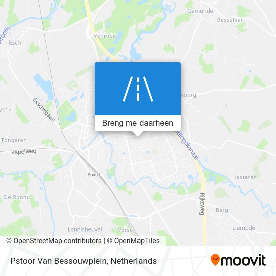 Pstoor Van Bessouwplein kaart