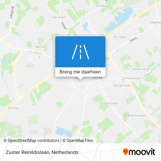 Zuster Reinildislaan kaart