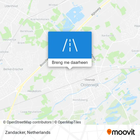 Zandacker kaart