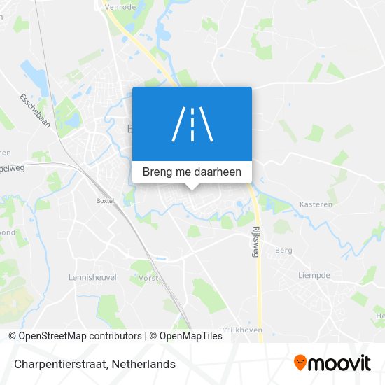 Charpentierstraat kaart