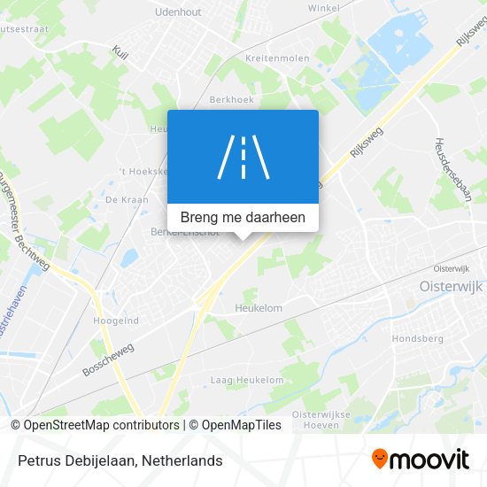 Petrus Debijelaan kaart
