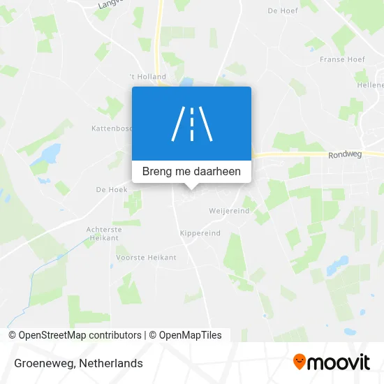 Groeneweg kaart