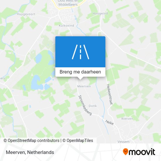 Meerven kaart