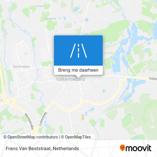 Frans Van Beststraat kaart