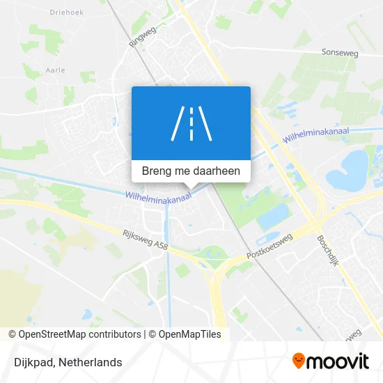 Dijkpad kaart