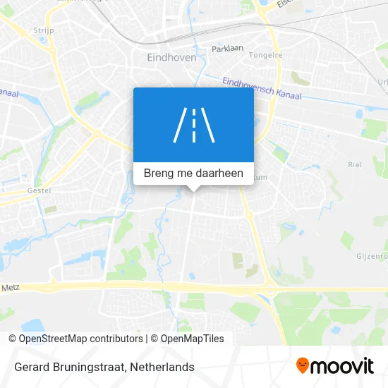 Gerard Bruningstraat kaart