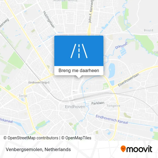 Venbergsemolen kaart