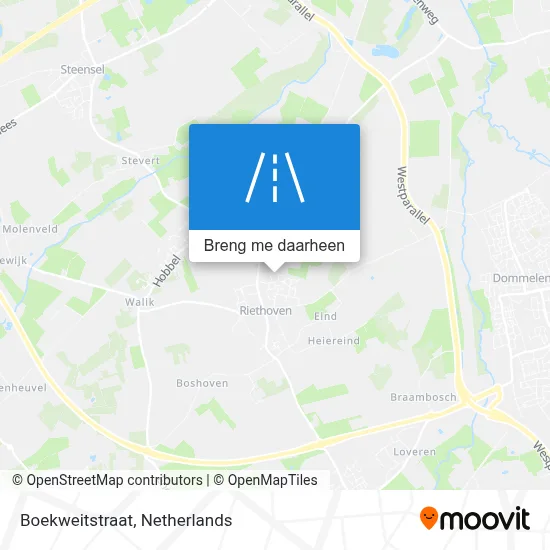 Boekweitstraat kaart