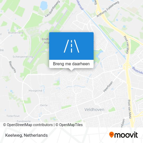 Keelweg kaart