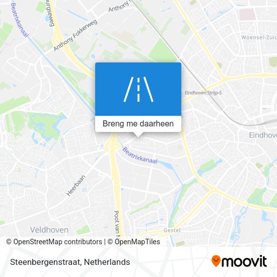 Steenbergenstraat kaart