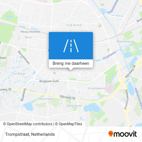 Trompstraat kaart