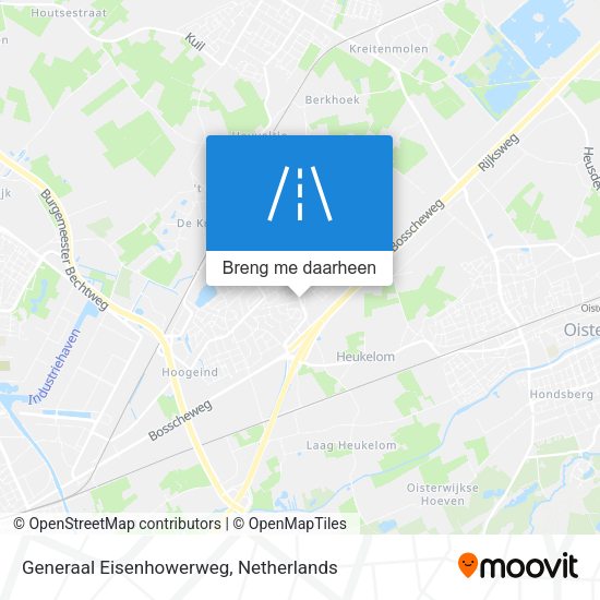 Generaal Eisenhowerweg kaart