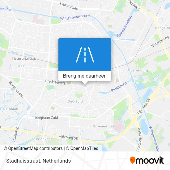 Stadhuisstraat kaart