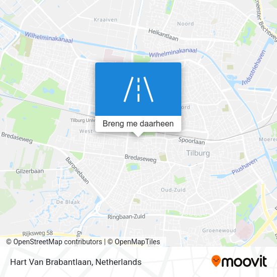 Hart Van Brabantlaan kaart