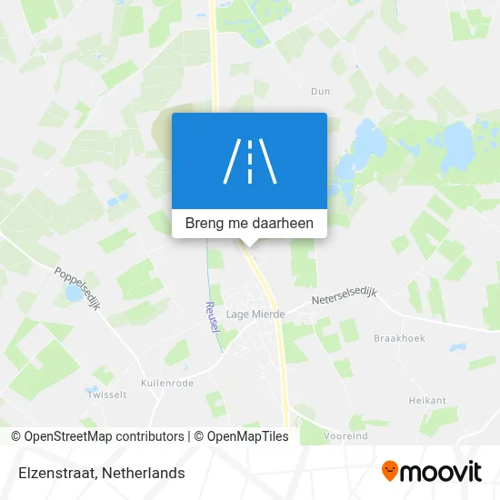 Elzenstraat kaart