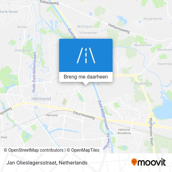 Jan Olieslagersstraat kaart