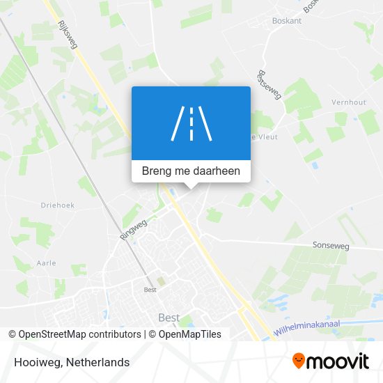 Hooiweg kaart