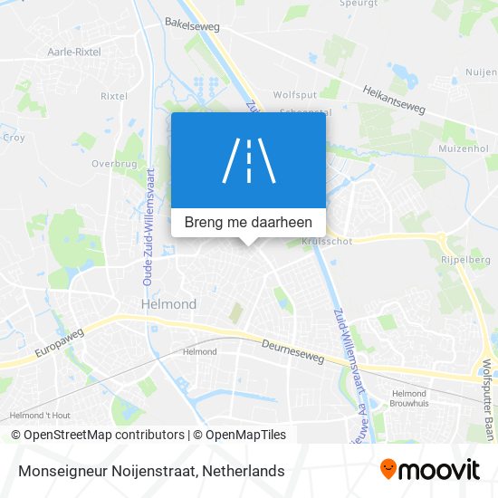 Monseigneur Noijenstraat kaart