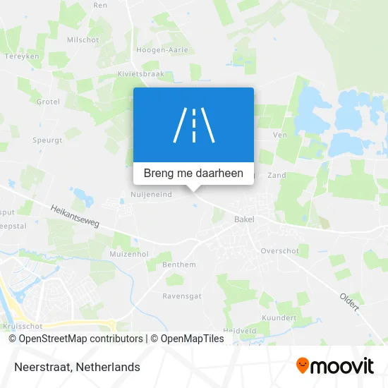 Neerstraat kaart