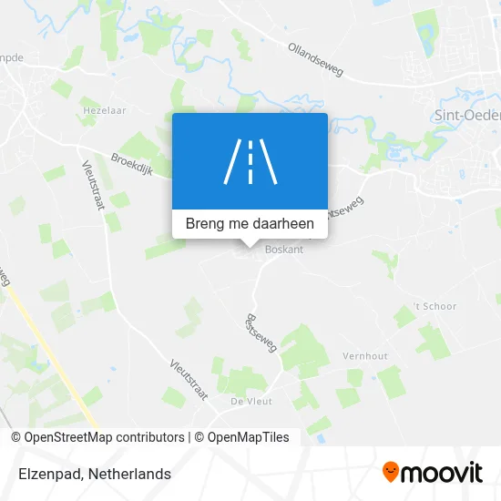 Elzenpad kaart