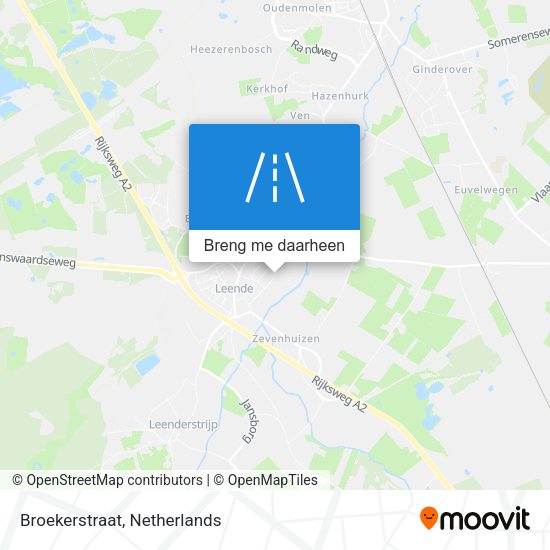 Broekerstraat kaart