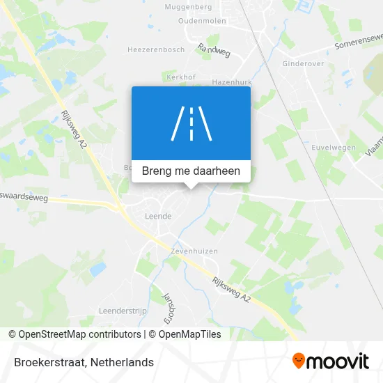 Broekerstraat kaart