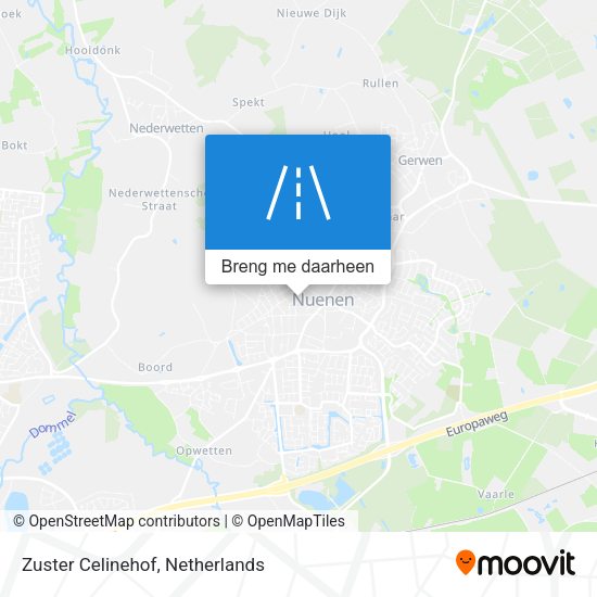 Zuster Celinehof kaart