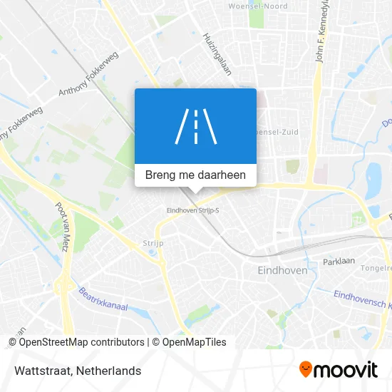 Wattstraat kaart
