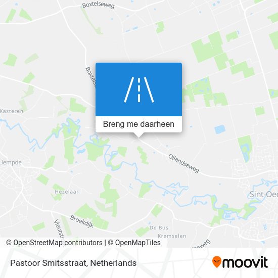 Pastoor Smitsstraat kaart