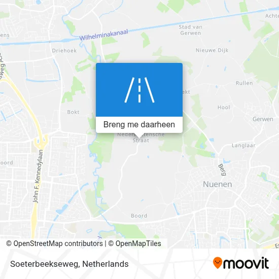 Soeterbeekseweg kaart